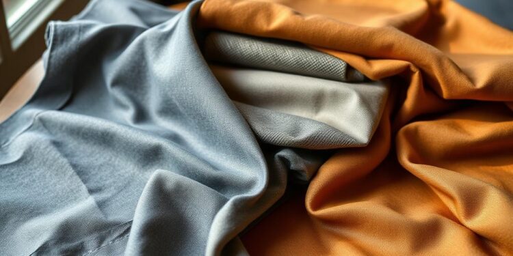 materiały na garnitury